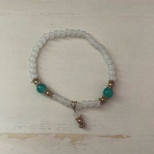 clear and colorful bracelet